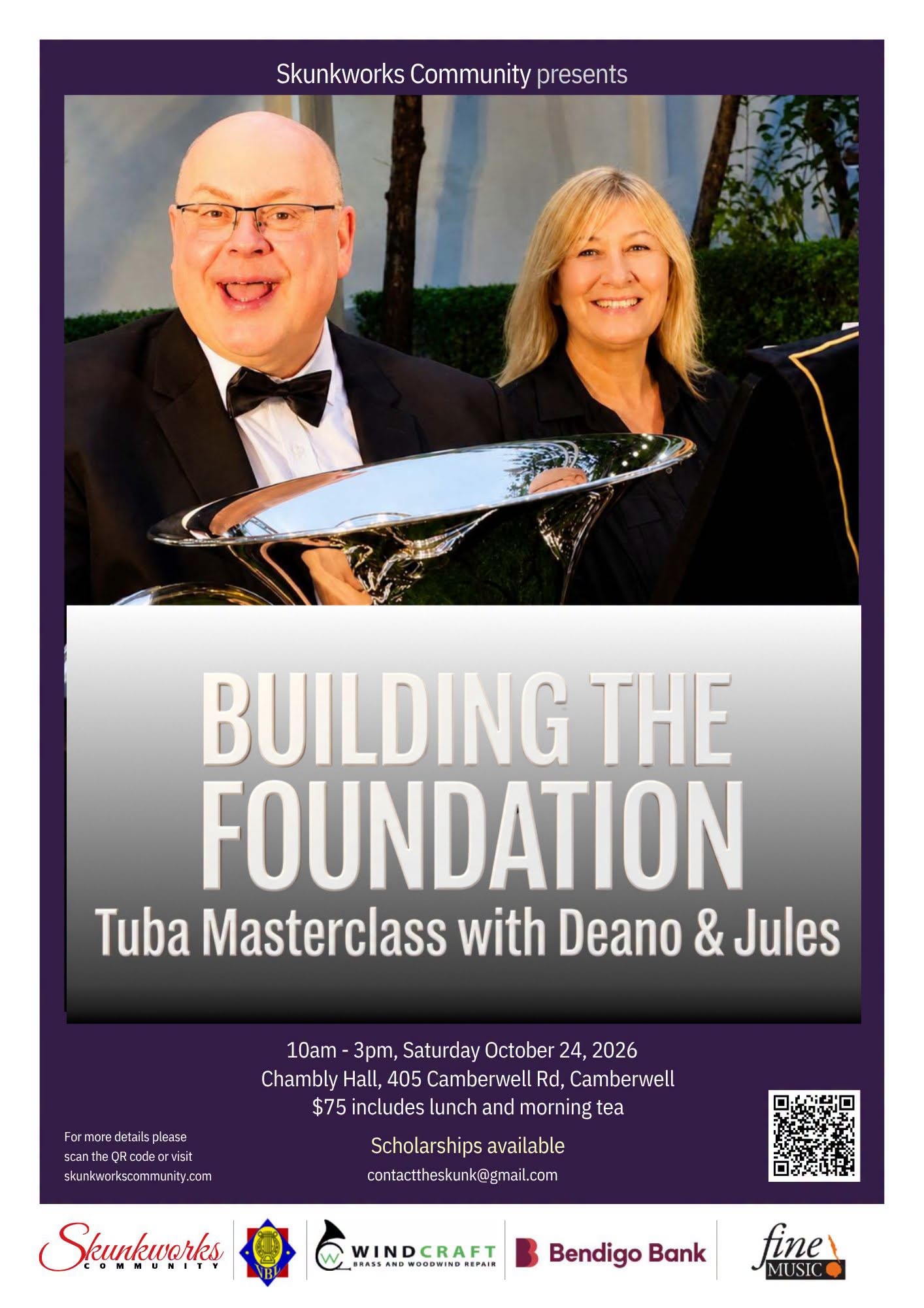 Building the Foundation — Tuba Masterclass with Deano and Jules poster